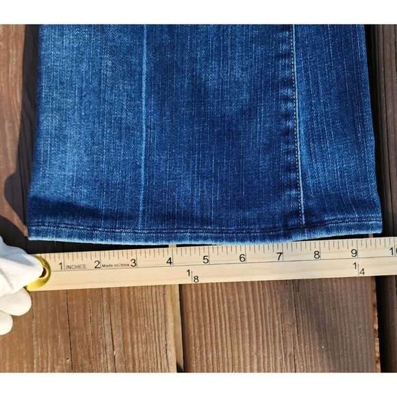 Citizens of Humanity Jeans Size 30 Ingrid 002 Stretch Low Waist Flare Blue denim - Picture 10 of 15